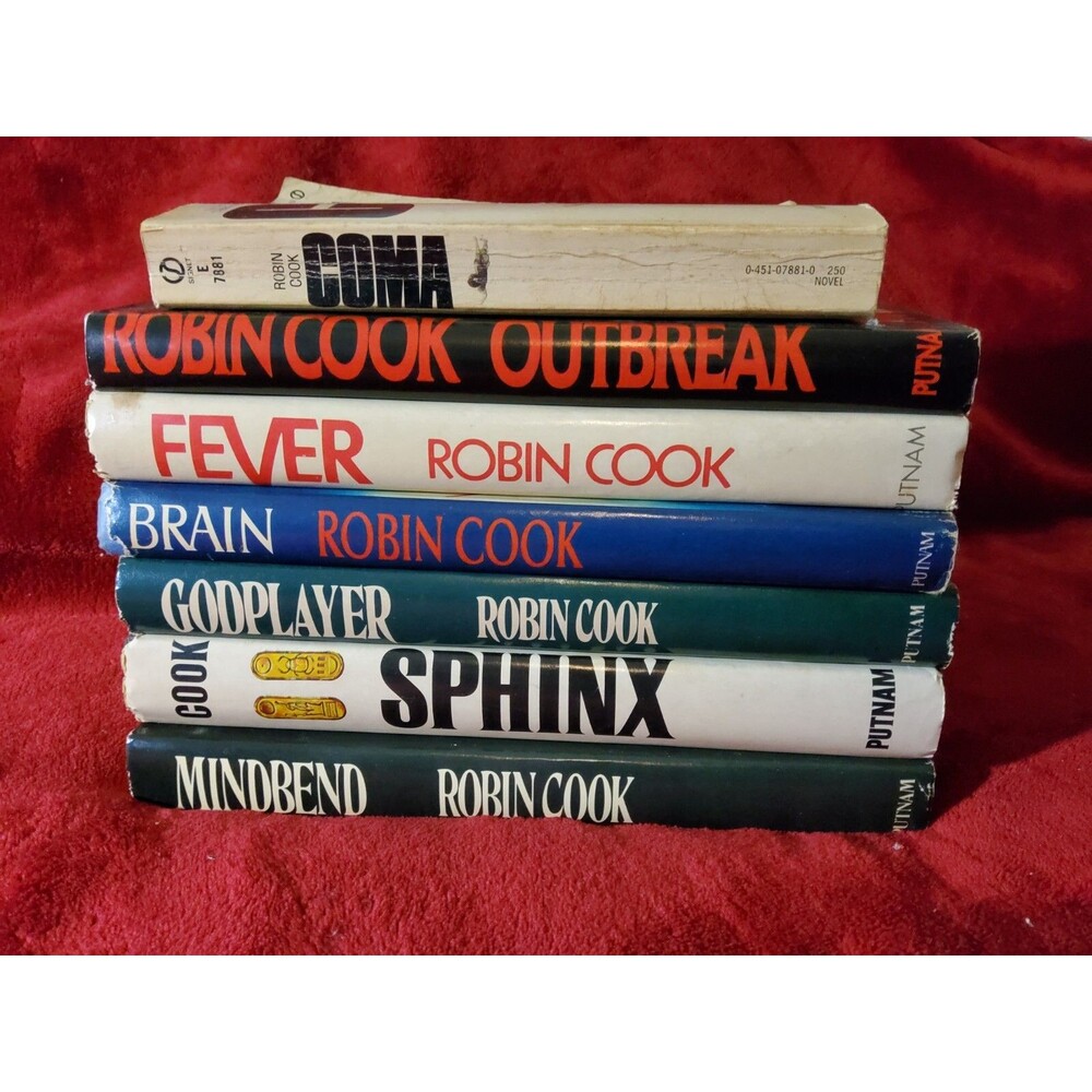 Robin Cook Book Lot of 7 Thrillers 6 Hardcover & 1 Paperback